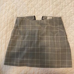 Wilfred plaid skirt